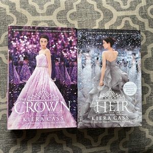 {The Crown & The Heir} by Kiera Cass - 2 book bundle (hardcover)